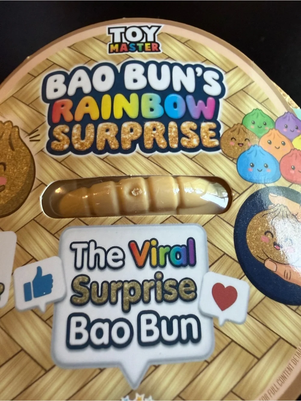 New Toy Master Bao Bun's Rainbow Surprise Dumpling Golden Series 1 Squishy 3+